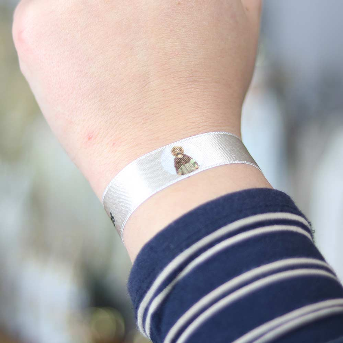 Pulseira em tecido de São Domingos 3