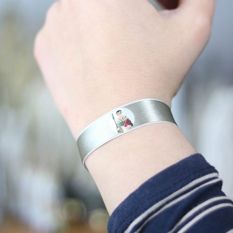 Pulseira em tecido de São Gonçalo 3