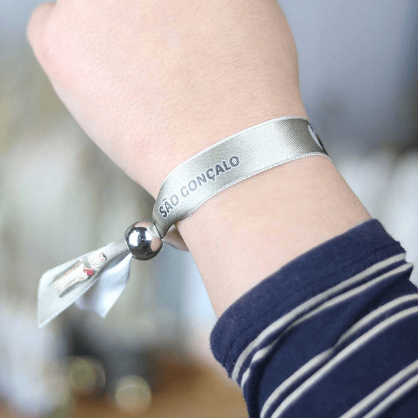 Saint Gonçalo fabric bracelet 1