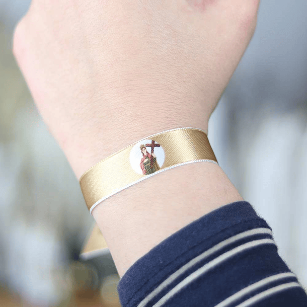 Bracelet en tissu Sainte-Hélène 3