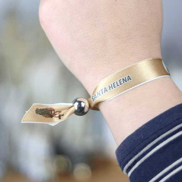 Saint Helena fabric bracelet 1