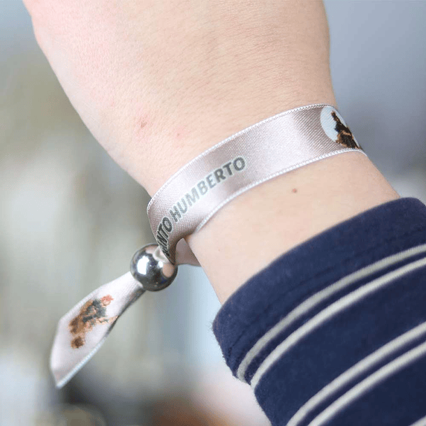 Saint Humbert fabric bracelet 1