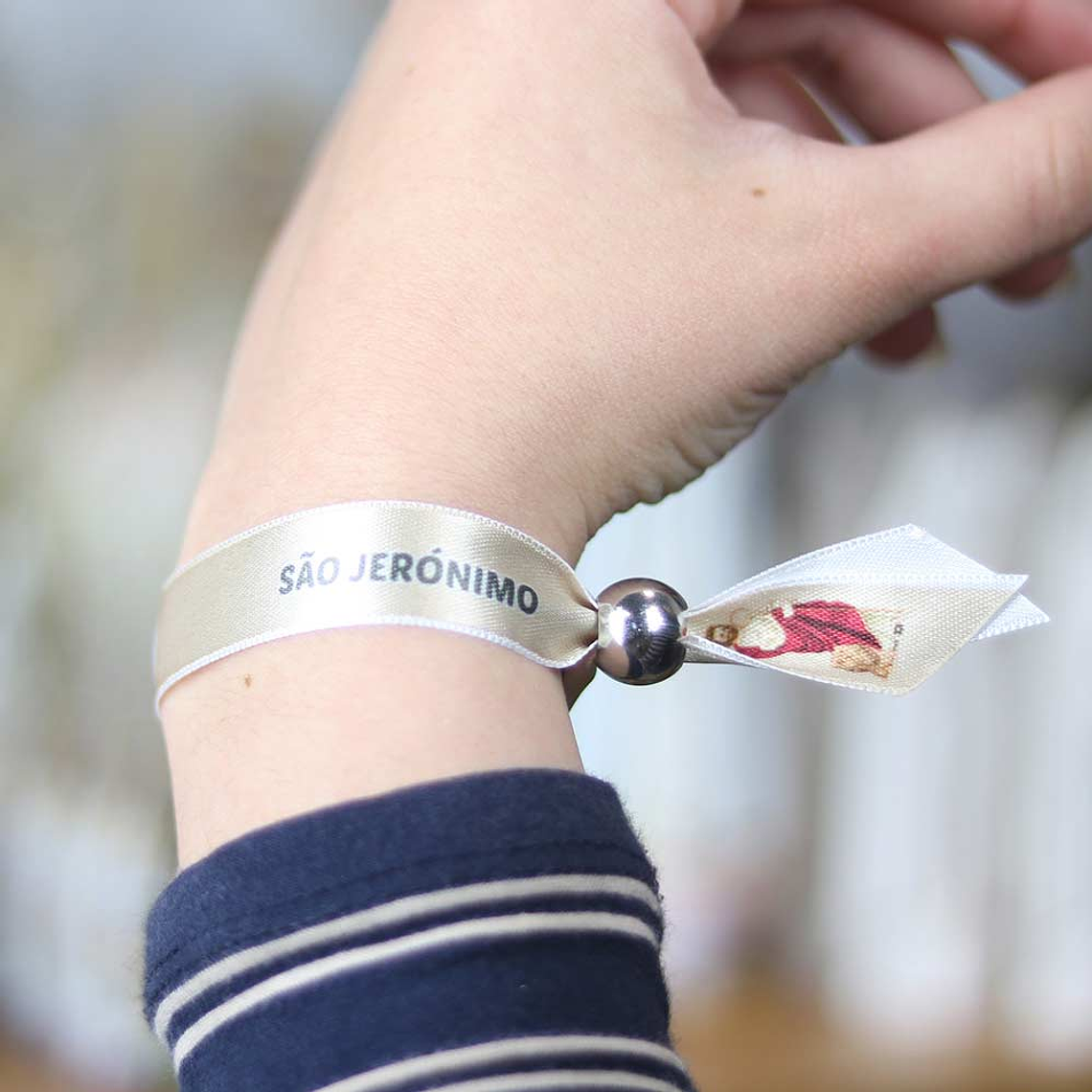 Bracciale in tessuto di San Girolamo 4