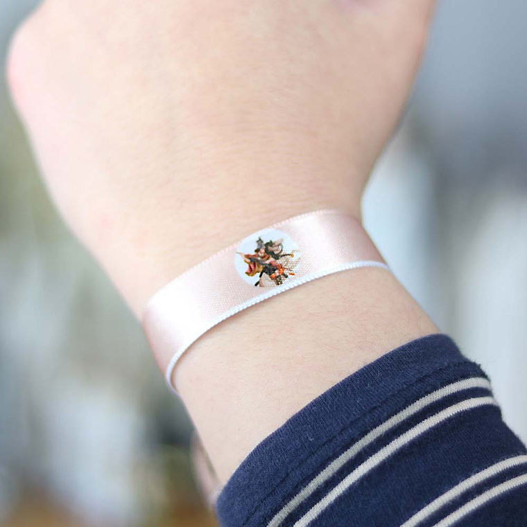 Pulsera de tela de San Jorge 3