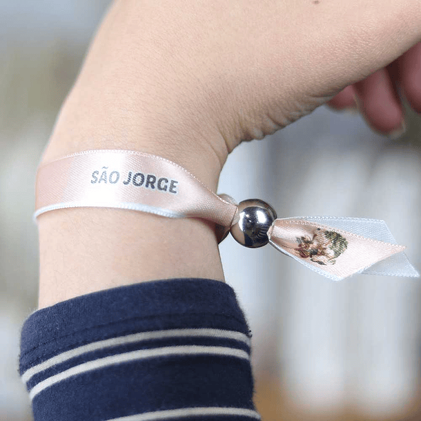 Saint George fabric bracelet 4
