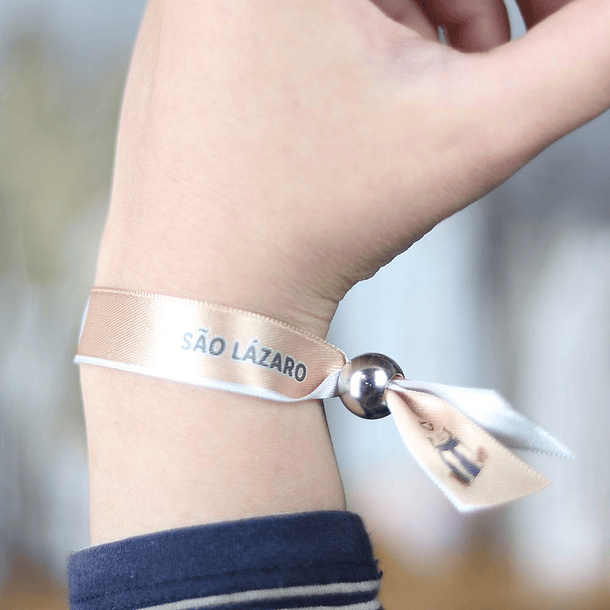 Saint Lazarus fabric bracelet 4