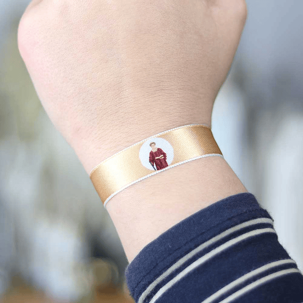 Saint Lawrence fabric bracelet 3