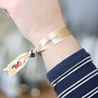 Pulseira em tecido de São Lourenço 2