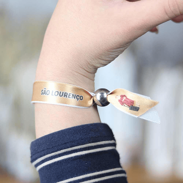 Saint Lawrence fabric bracelet 4