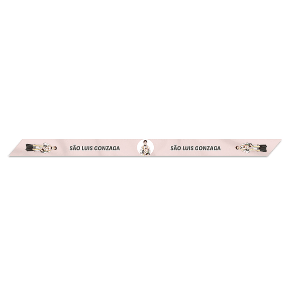 Saint Aloysius Gonzaga fabric bracelet 1