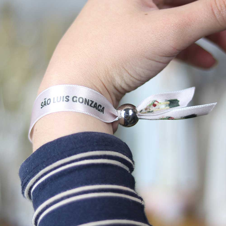Pulsera de tela San Luis Gonzaga 4