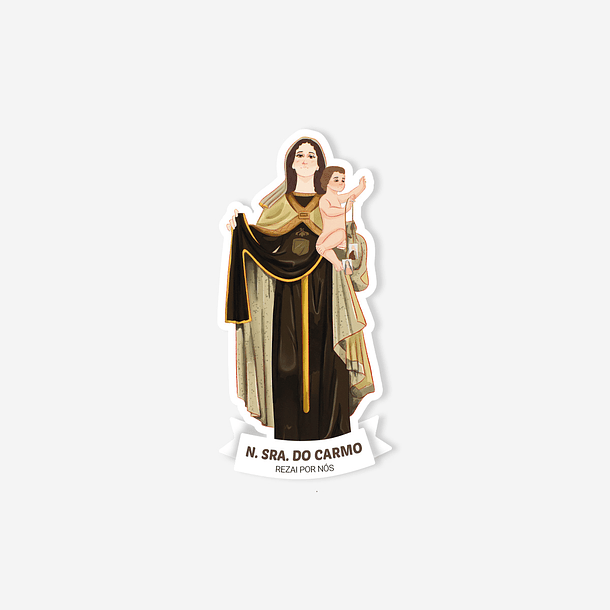 Our Lady of Mount Carmel sticker 1