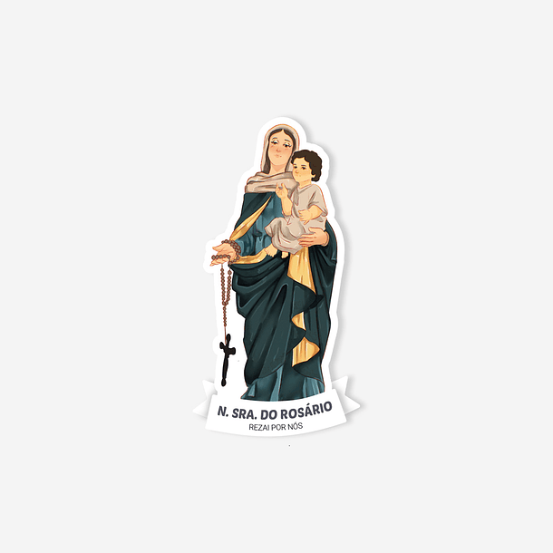 Our Lady of the Rosary sticker 1