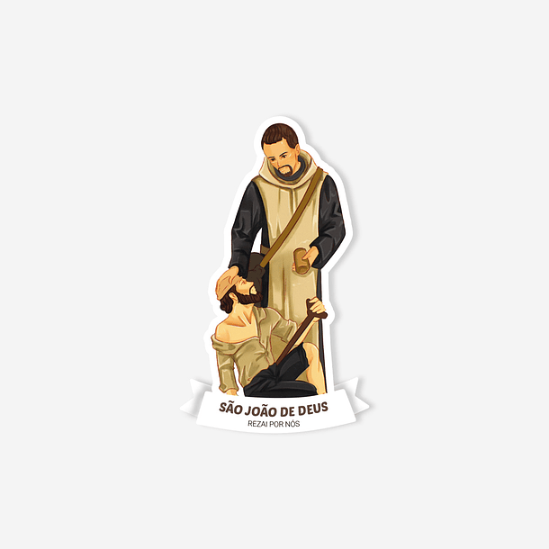 Saint John of God sticker 1