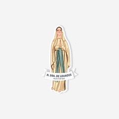 Pegatina de Nuestra Señora de Lourdes