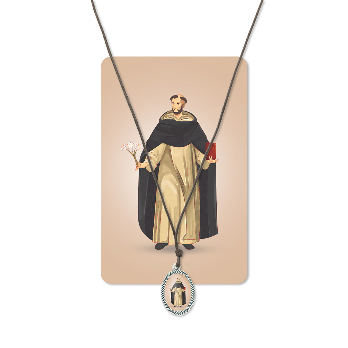 Saint Dominic de Guzmán Necklace 1