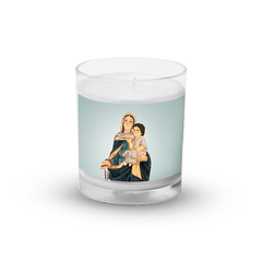 Our Lady of the Rosary Candle