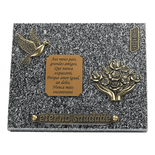 Decorative funeral plaque - Parents