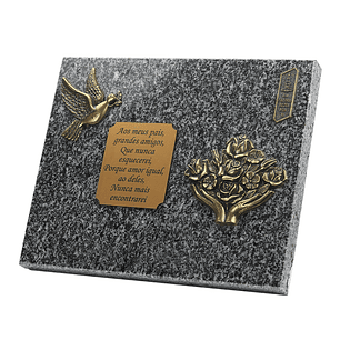 Decorative funeral plaque - Parents