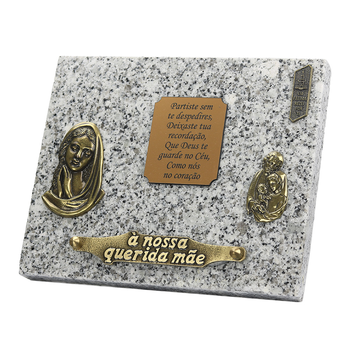 Placa funerária decorativa - Mãe 1