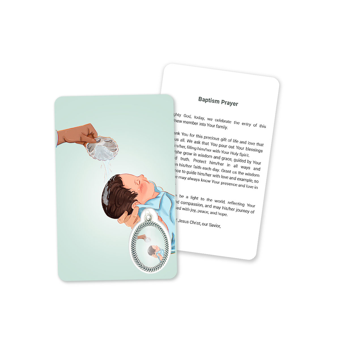 Baptism prayer card 4