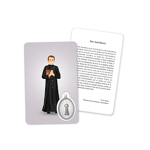 Prayer's card to Saint John Bosco