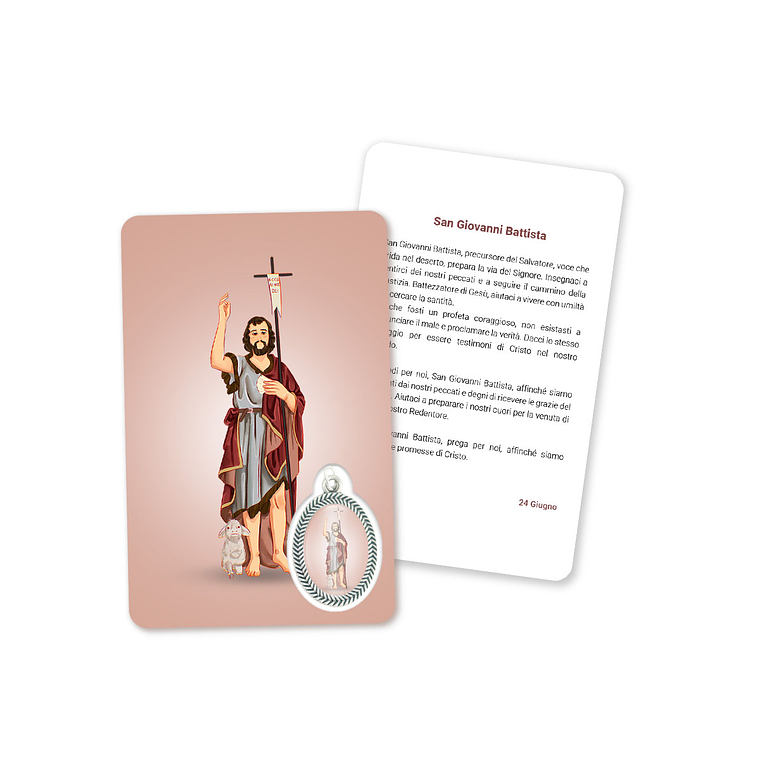 Carta con preghiera di San Giovanni Battista 3