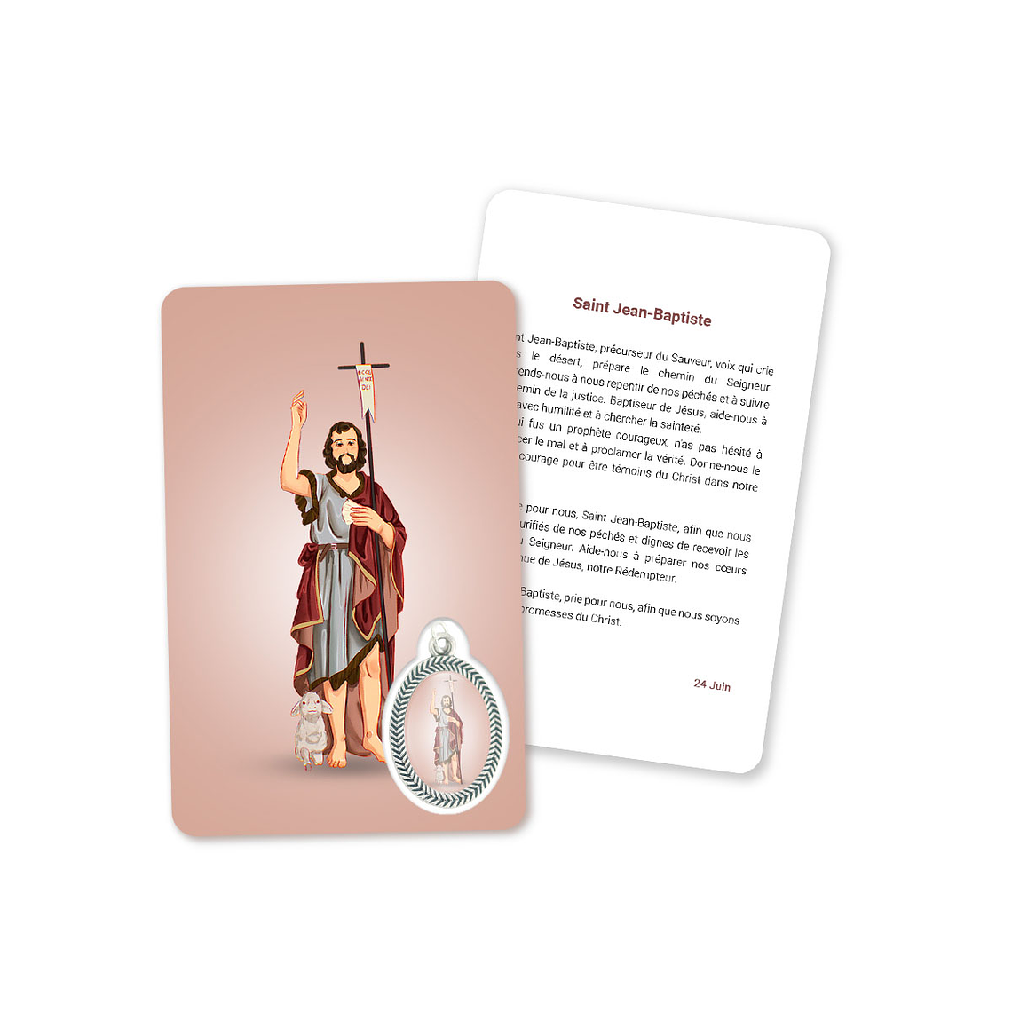 Carta con preghiera di San Giovanni Battista 5