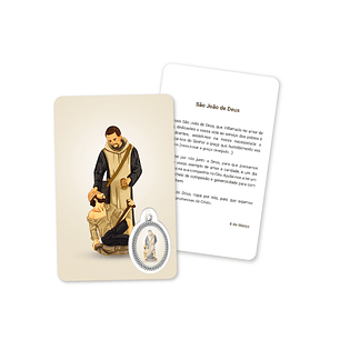 Prayer's card to Saint John of God