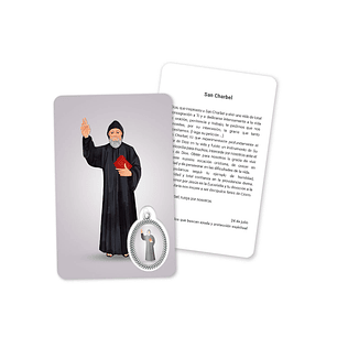 Prayer's card to Saint Charbel