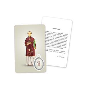 Prayer's card to Saint Stephen