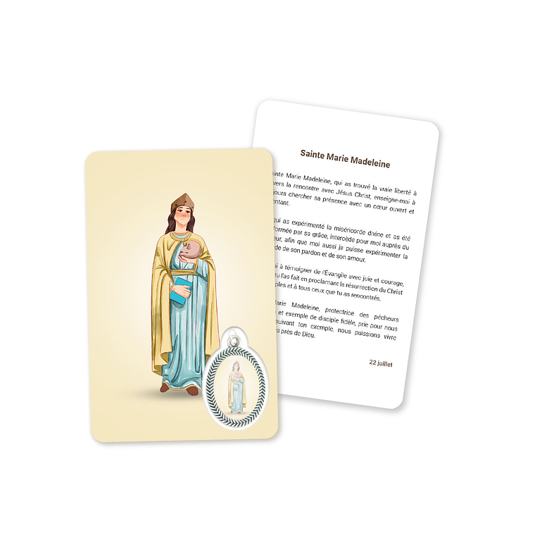 Prayer's card to Saint Mary Magdalene 5