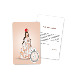 Prayer's card to Saint Mary Adelaide