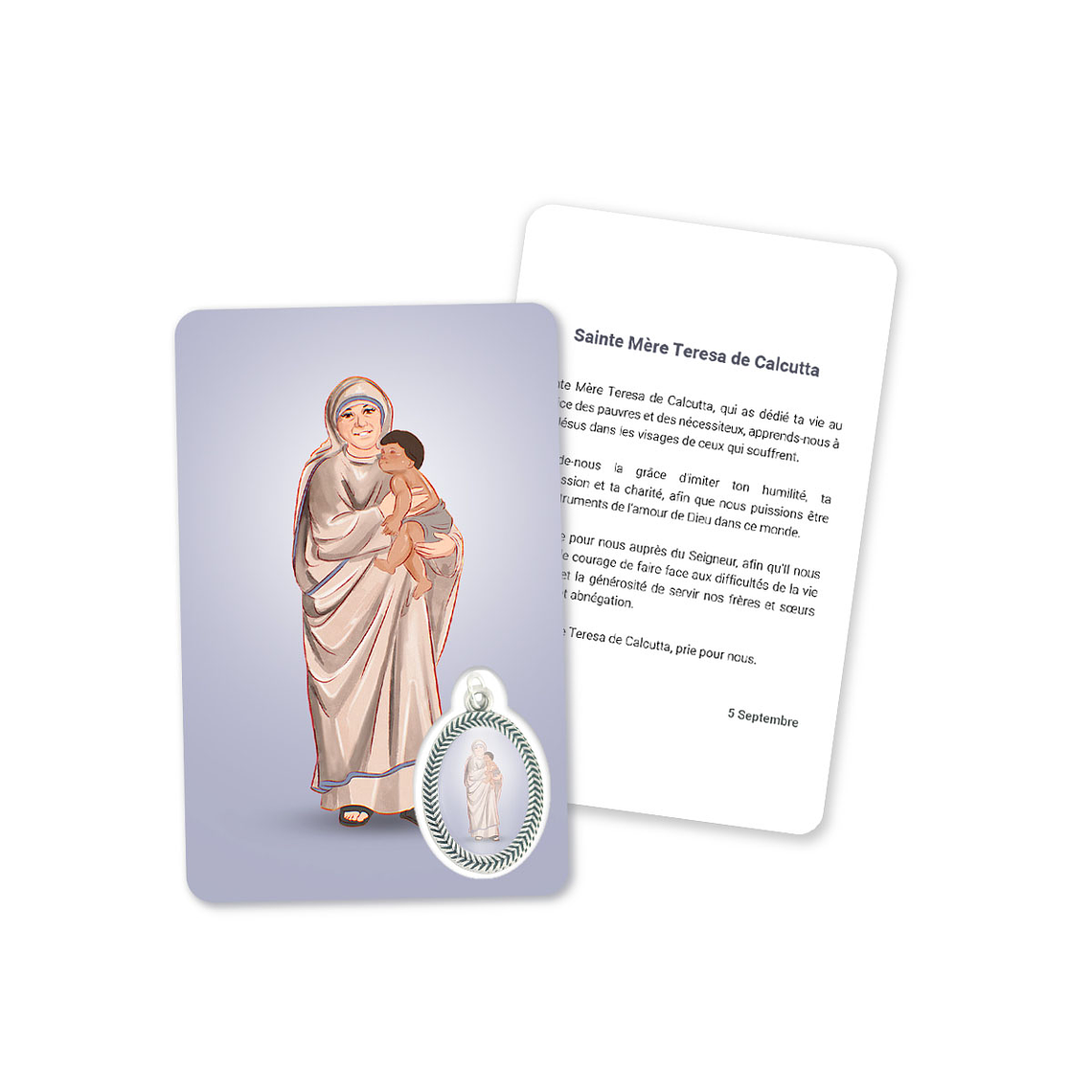 Tarjeta con oración de la Madre Teresa de Calcuta 5