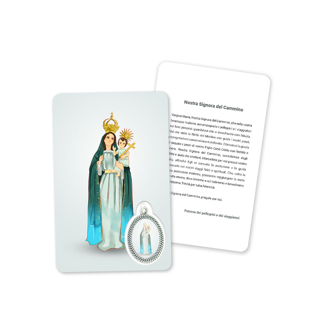 Cartão com oração de Nossa Senhora do Caminho 3