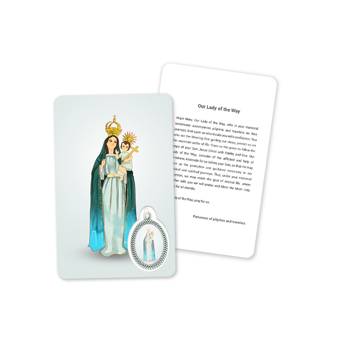 Cartão com oração de Nossa Senhora do Caminho 4