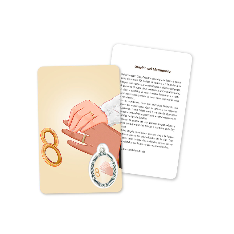 Card with Wedding Prayer 2