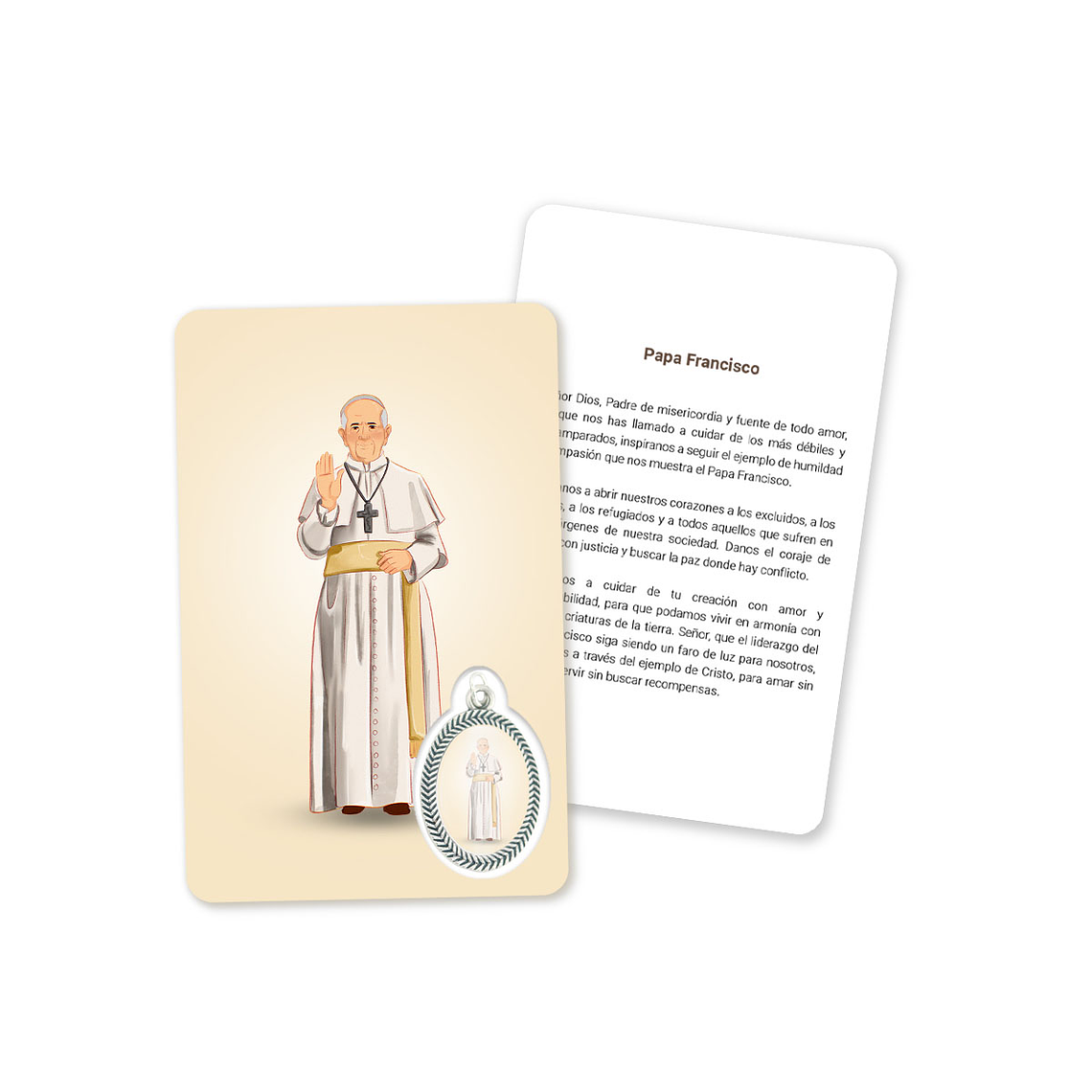 Prayer's card to Pope Francis 2