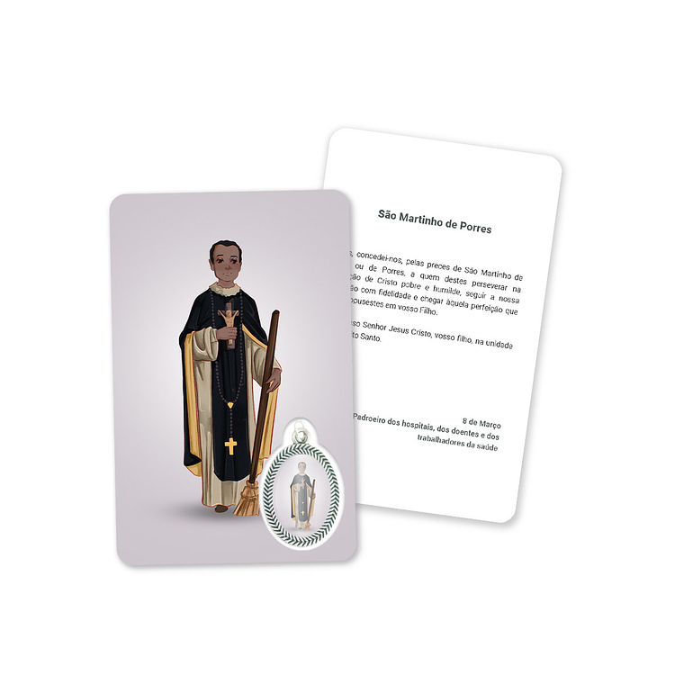 Prayer's card to Saint Martin de Porres 1