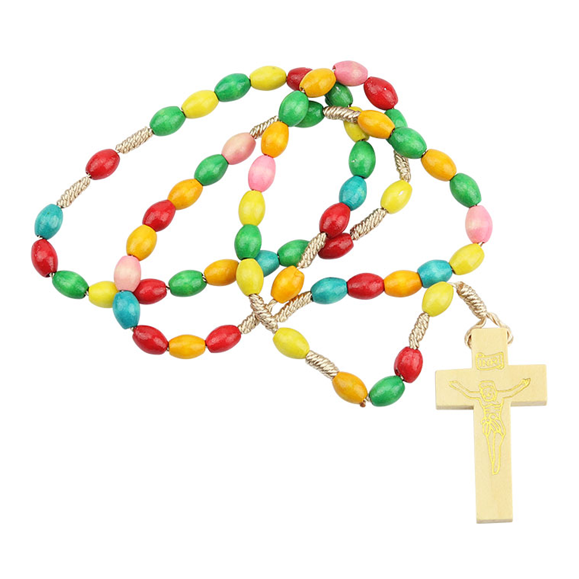 Wood coloured rosary 1