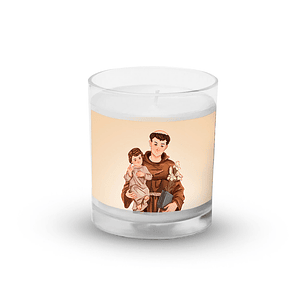 Saint Anthony candle