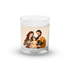 Holy Family Candle