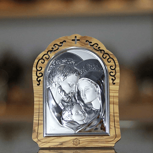 Holy family plaque