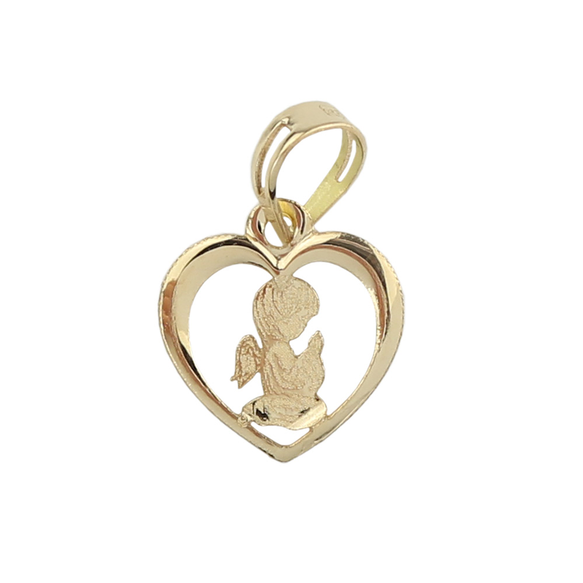 19.2 carat gold medal with angel 1