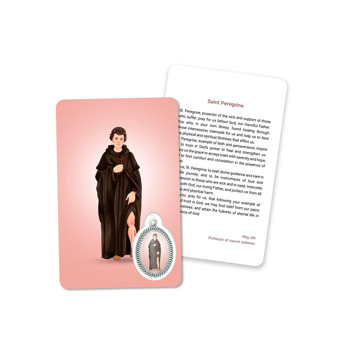 Prayer's card to Saint Peregrine  4