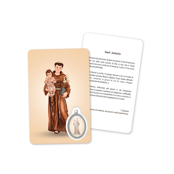 Prayer's card to Saint Anthony 3