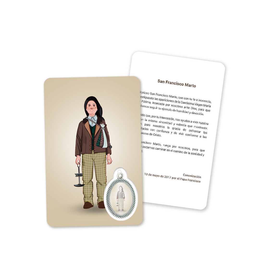 Prayer's card to Saint Francisco Marto 2