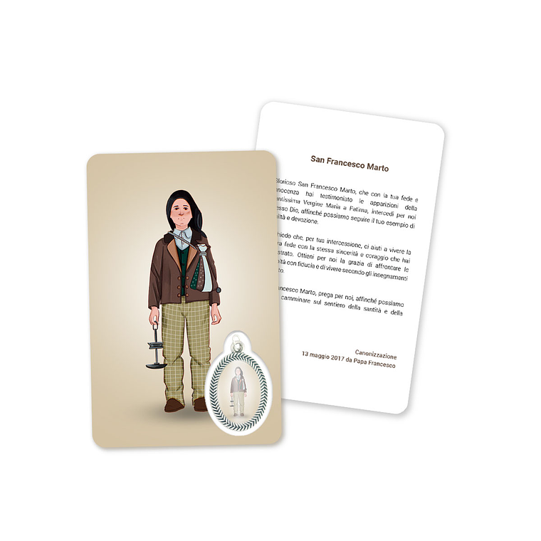 Prayer's card to Saint Francisco Marto 3