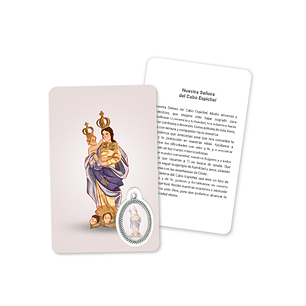 Prayer's card to Our Lady of Cape Espichel