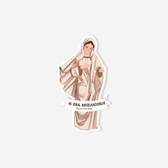 Pegatina de Nuestra Señora de Medjugorje